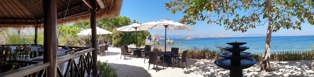 Restaurant at Angel Island Resort, Komodo, Indonesia