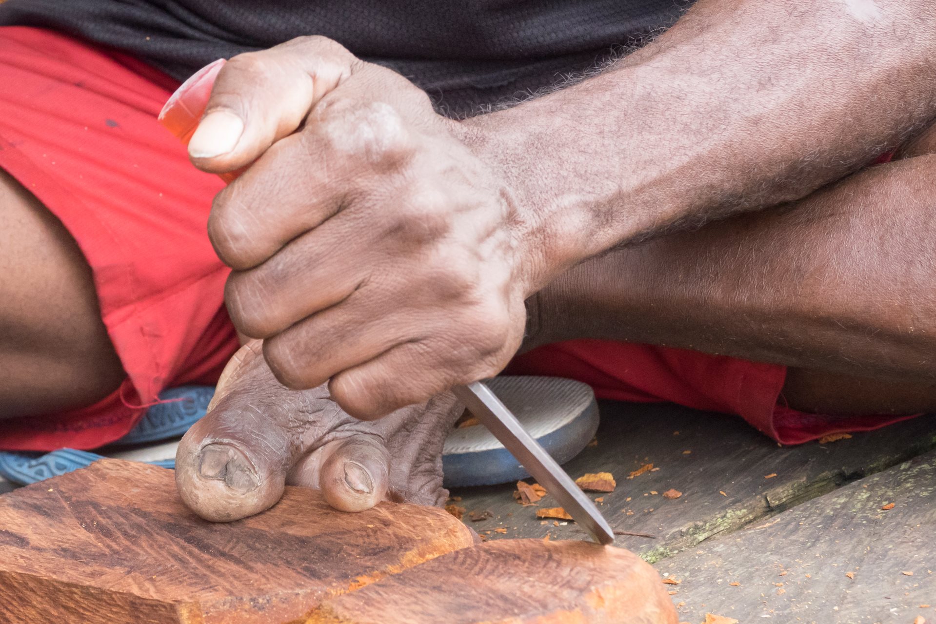 Asmat craftsman