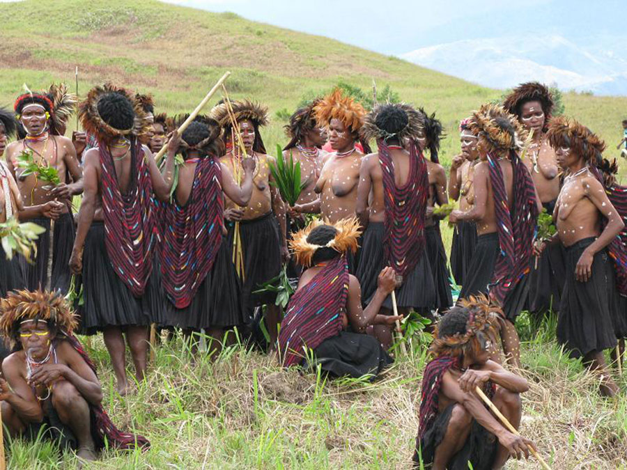 Cultural festival in the Baliem Valley
