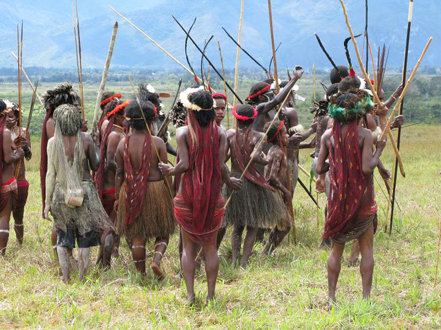 Tribal festival in the Baliem Valley