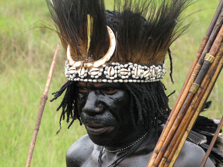 Tribal festival in the Baliem Valley