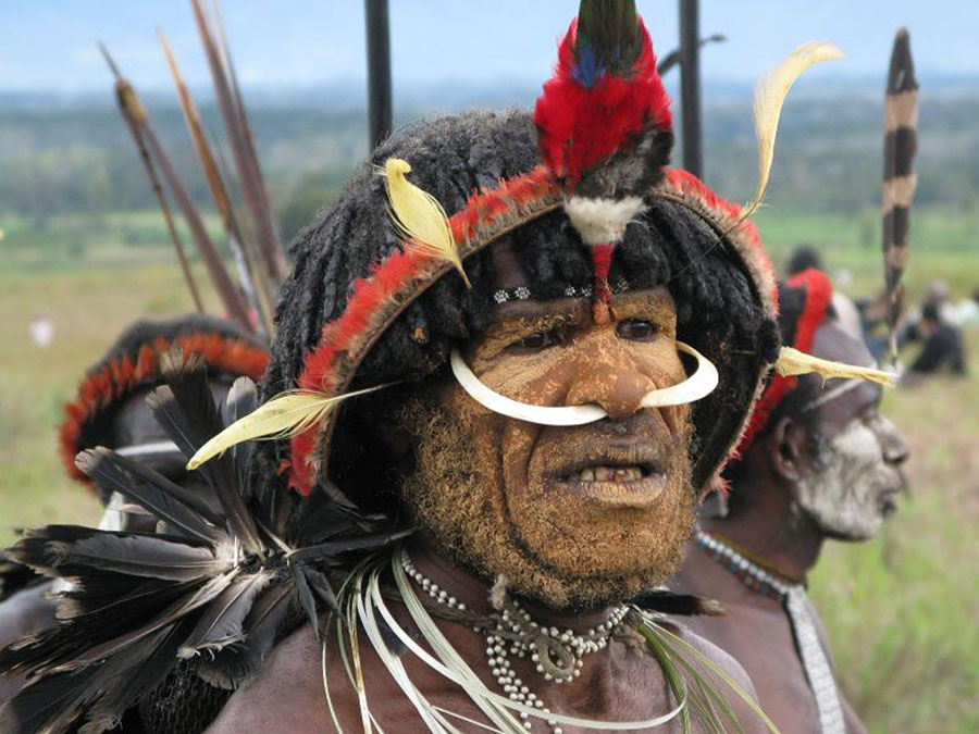 Tribal festival in the Baliem Valley