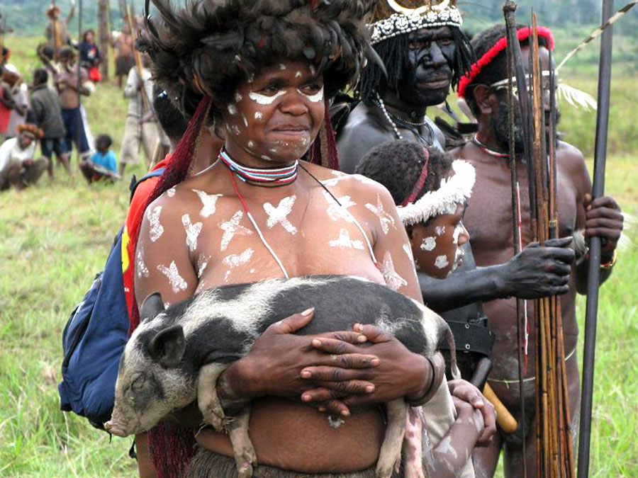Tribal festival in the Baliem Valley