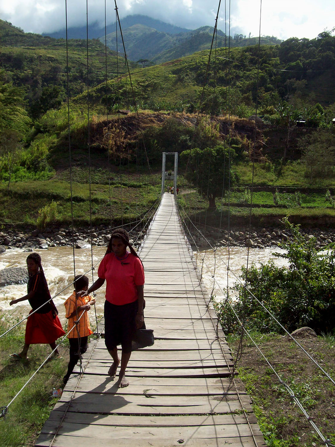 River bridge of the Baliem Valley