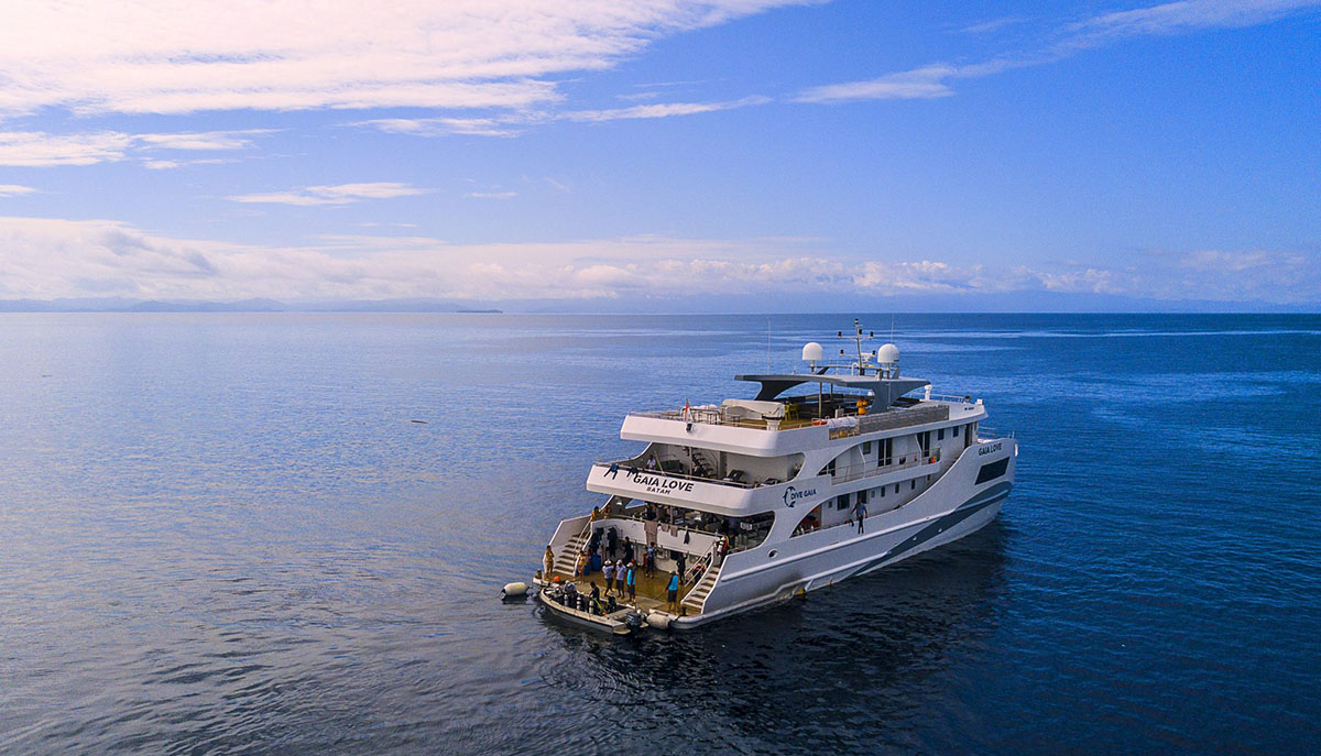 Gaia Love dive cruises in Indonesia