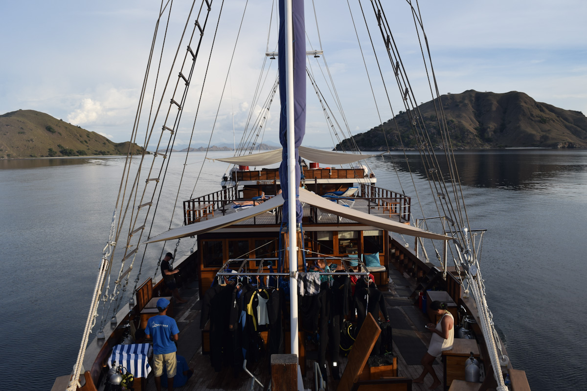 Beach front of Komodo Resort