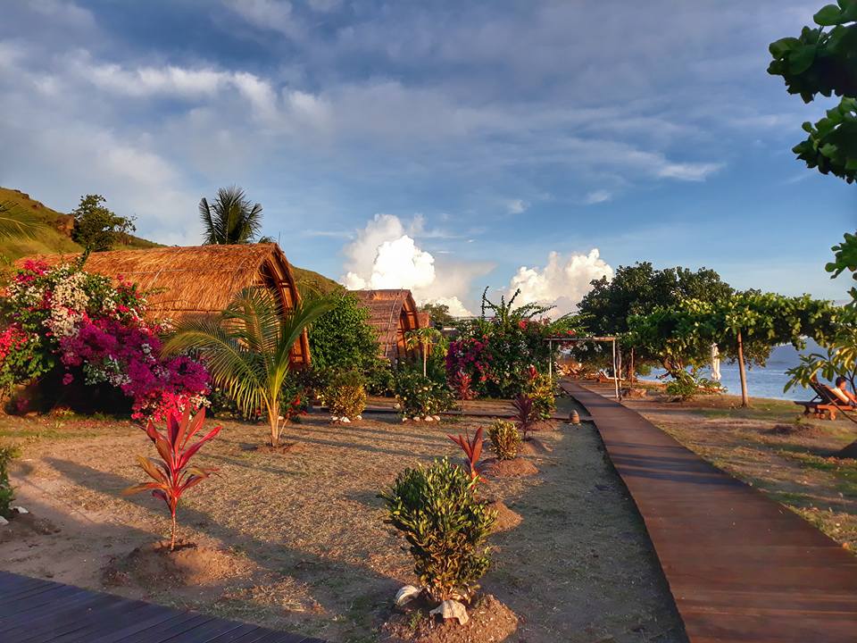 Beach front of Komodo Resort