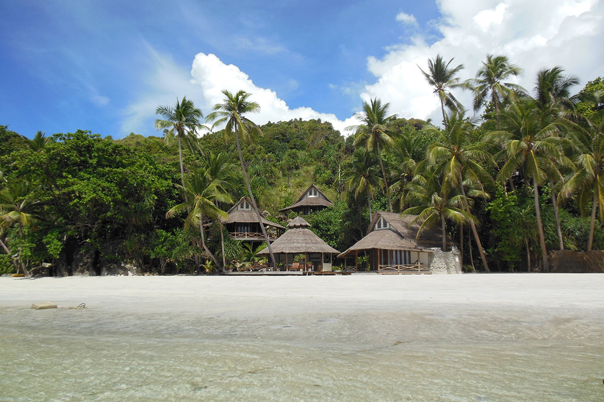 South beach at Misool Eco Resort