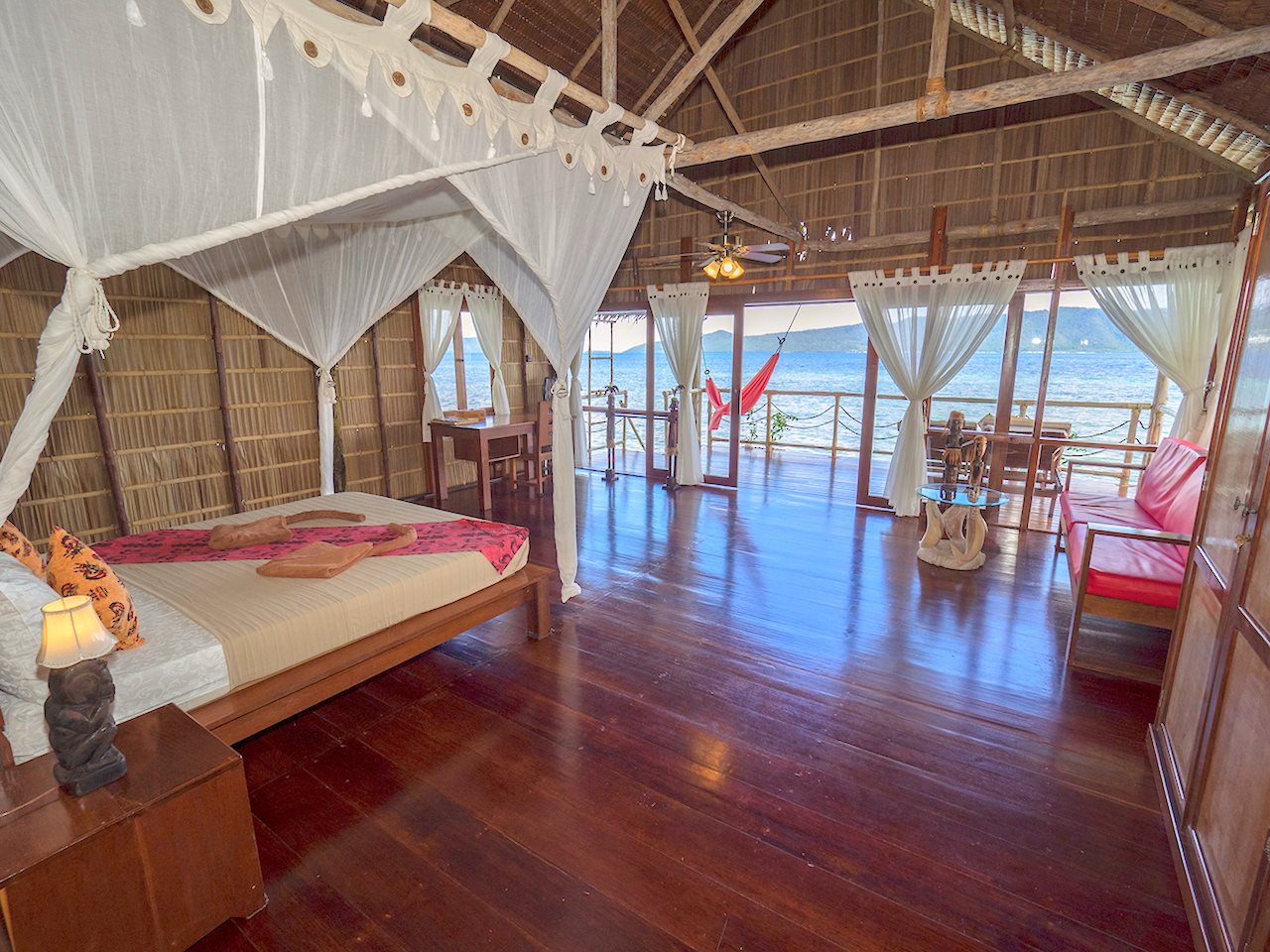 Seafront bungalow of Papua Explorers Resort in Raja Ampat