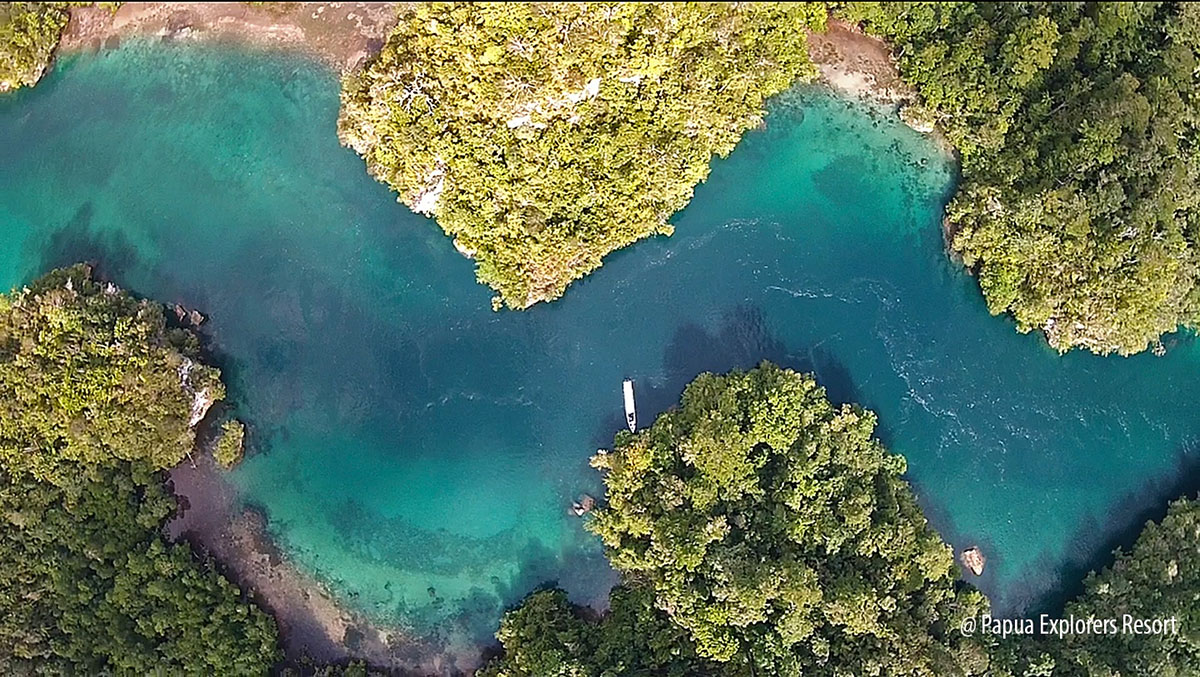 Diving at The Passage with Papua Explorers Resort