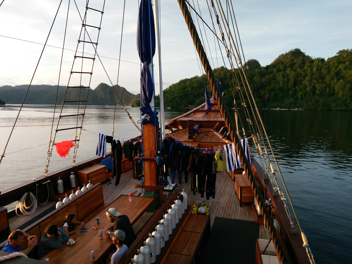 Cruises for divers in Raja Ampat West Papua