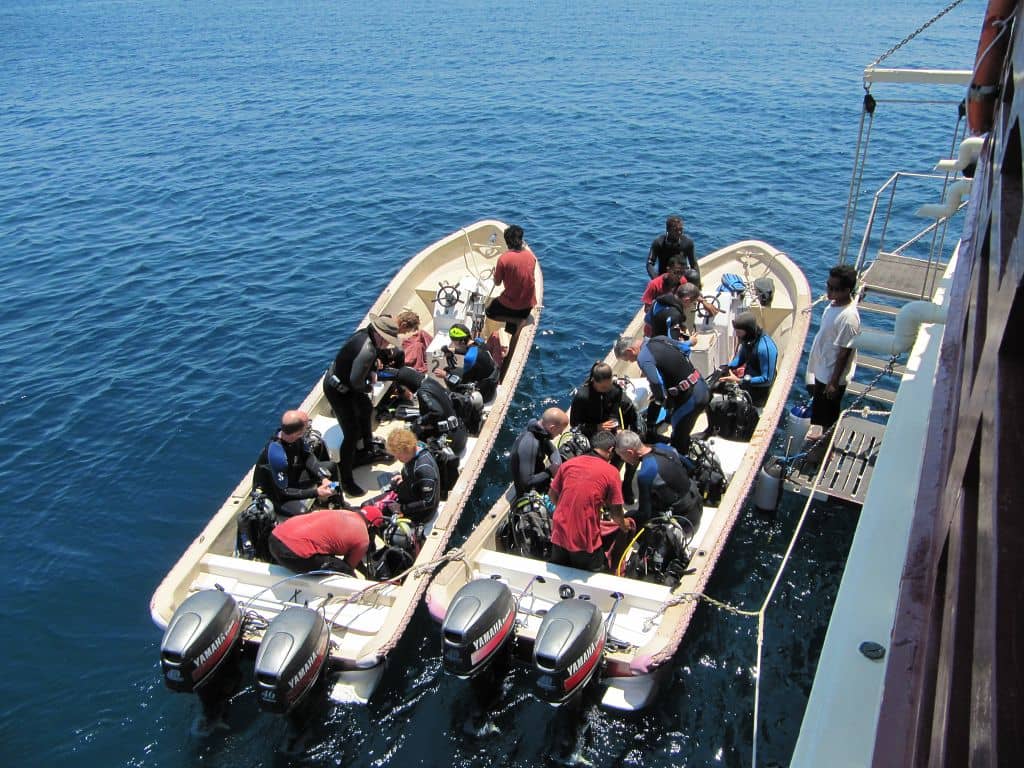 Cruises for divers on Seven Seas liveaboard
