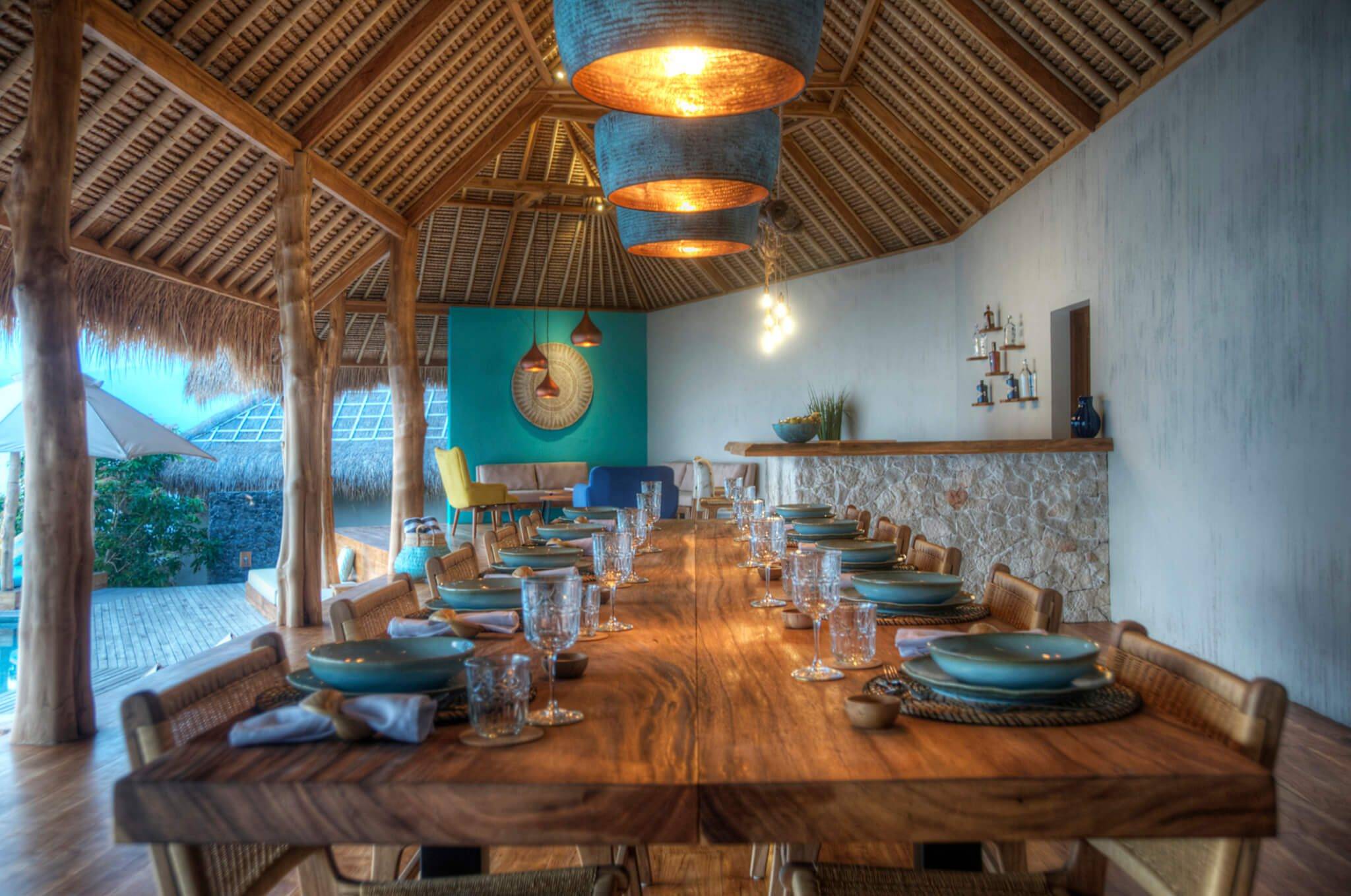 Dining room at Savu South Alor Resort
