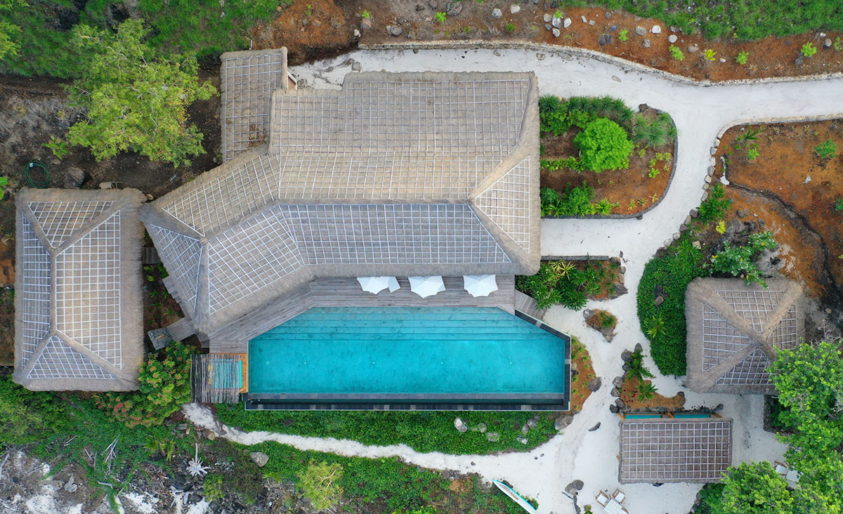 Top view at Savu South Alor Resort