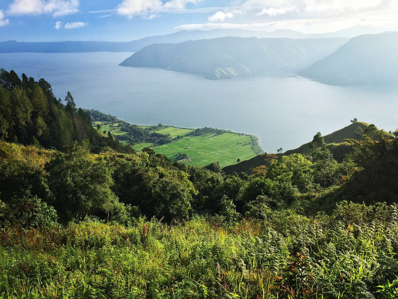 Lake Toba at dawn