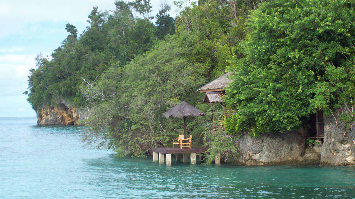 Dive resort in the Togeans