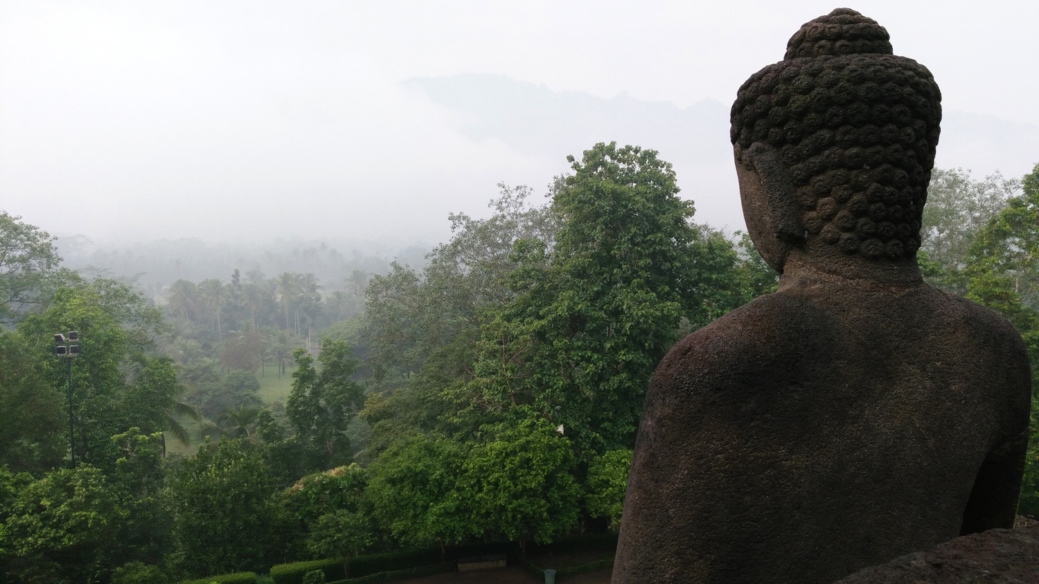 Borobudur mandala structure symbolizes the path of enlightenment