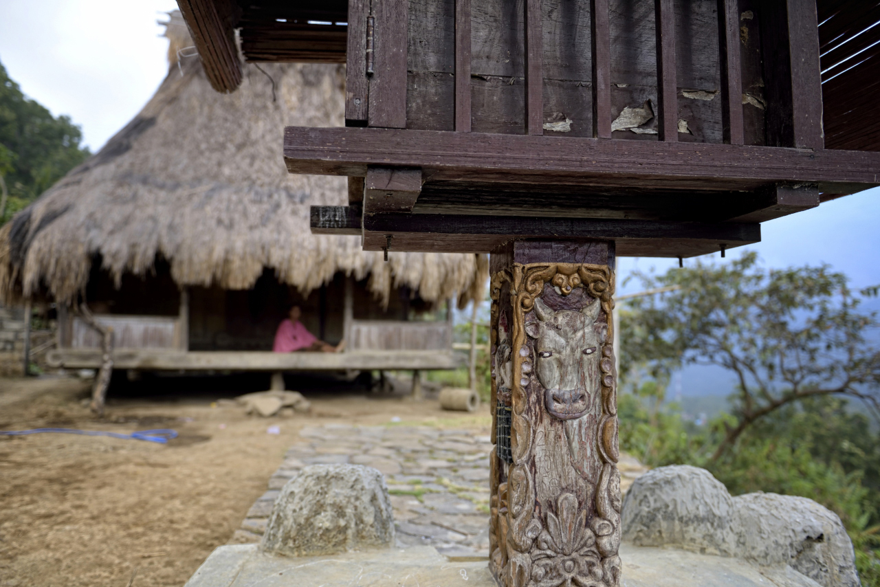 Traditional village on Flores Island