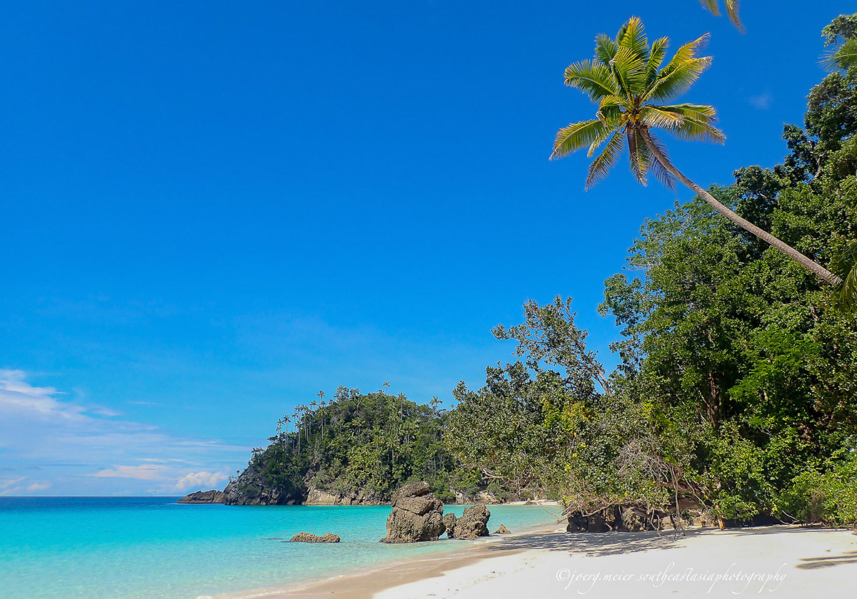 Beach resort at Triton Bay Divers